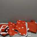 Drydiet 4 Pcs Valentine's Day Shower Curtain Set, Non Slip Rugs Toilet Lid Cover U Shape Bath Mat and 12 Hooks Love Heart Shape Red Bathroom Supplies for Valentines Accessories Decor Set