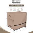 ULTCOVER Waterproof 65-80 Quart Patio Cooler Cart Rolling Ice Chest Cover 32L x 18W x 32H inch