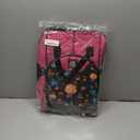 Uni Baby Diaper Bag, Mommy and Baby Stuff Backpack with Fun Prints, Pink and Black