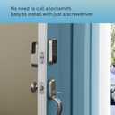 Yale Assure Lock 2 Deadbolt, Satin Nickel Keyed Smart Entry Door Lock with Z-Wave Connected Touchscreen Keypad for Code Entry and Remote Access, YRD420-ZW2-619