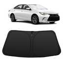 Windshield Sun Shade Accessories Compatible with 2012 2013 2014-2017 Camry for Toyota Foldable Sunshade Sun Visor Blocks UV