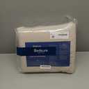 Bedsure 100% Washed Cotton Duvet Cover King Size - Linen Color Minimalist Cotton Duvet Cover Linen Like for All Seasons - GentleSoft Plain Simple Bedding (King, 104"x90")