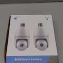 Noahcam 2K Light Bulb Camera, 5G/ 2.4G Wireless Outdoor Camera, Light Bulb Security Camera with AI Human Detection, Color Night Vision, Motion Alerts, 2-Way Audio, Works with Alexa, Easy Installation