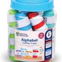 Learning Resources Alphabet Coffee Cups - ABC Toys, Phonics Practice, Reading Readiness, Language Development, Letter Toy for Toddlers, Matching Game, Preschool Activities, Gifts for Kids
