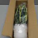 Hollyone Artificial Snake Plant Potted Faux Sansevieria Trifasciata Plants, 16.5" Tropical Fake Snake Plants in White Pots for Home Office Room Indoor Decor Housewarming Gifts