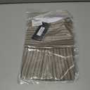 Womens Sleeveless Button Down Shirts Blouses Striped Casual Business Tank Tops Office Work (L)