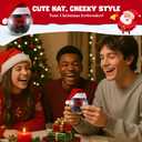 2 x Santa Fluff Ornament, Hilarious White Elephant Gifts, 3.15" Unique Christmas Ornaments for 2025 Xmas Tree Decor, Ugly Stocking Stuffer Ideas Gag Gift (1 Pack)