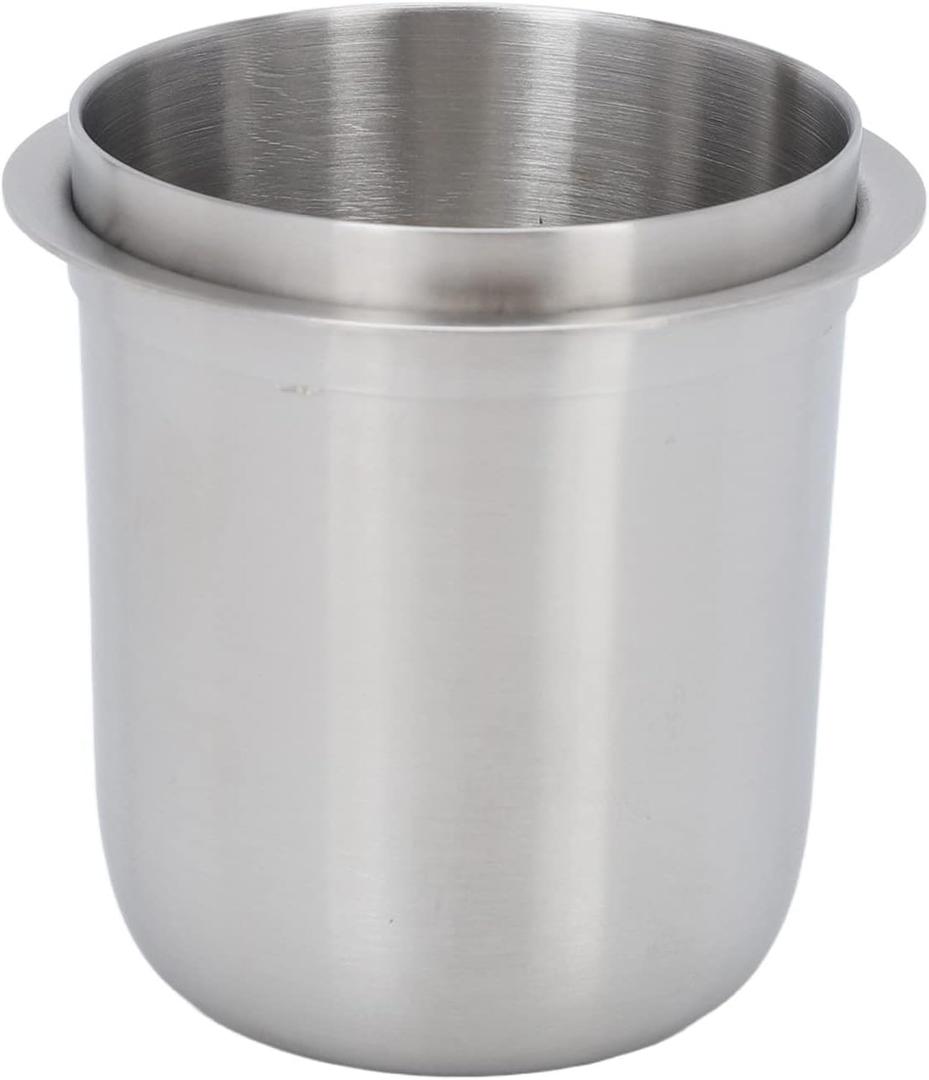 58mm Stainless Steel Dosing Cup, Espresso Coffee Powder Cup Crema Coffee Tool for Coffee Machine(#1)