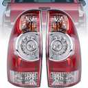 Boine Tail Light Compatible With 20052015 Toyota Tacoma Pickup Driver and Passenger Side Rear Light Brake Lamps LED Lens  Bulb and Harness Included 8155004160 8156004160