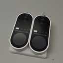 Carbon Monoxide Detectors and Natural Gas Detector, 4-in-1 Upgraded Carbon Monoxide Detectors Plug in, Gas Leak Detector with Dual Alarms, Temperature & Humidity Sensor for Home, RV, Black, 2 Packs