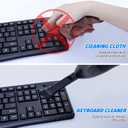Hayousui 4.3Kpa Keyboard Vacuum Cleaner MiniHandheld Computer Vacuum Cordless for Car Laptop Sewing Machine Portable Keyboard Vac USB Desk Crumbs Dust Cleaners