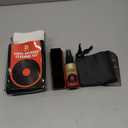 Vinyl Record Cleaner Kit - 6-in-1 Vinyl Records Cleaning Kit Includes Soft Velvet Record Brush, Cleaning Liquid, Stylus Brush, Cleaning Brush, Cleaning Cloth and Storage Bag