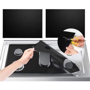 Daordaer Silicone Stove Covers for Gas Burners, Stove Top Cover Easier to Cut Clean Reusable Stove Protector Liners Non Stick Washable Liner Gas Stove Burner Covers Fits Most Gas Range,27x16.7in