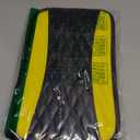 KVAEY Car Center Console Cushion Pad, 12.6  7.48 Inches Waterproof Car Armrest Seat Box Cover, PU Leather Armrest Cover Protector for Most Vehicle, Universal Car Interior Accessories (Black+Yellow)