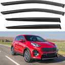 Window Visors Rain Guards for 2017 2018 2019 2020 2021 2022 Kia Sportage, Out-Channel Window Vent Wind Deflectors Visors Shades for 17-22 Sportage