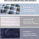 HiZYNICE Cold Weather Sleeping Bag 100% Cotton Flannel XXL for Adults Big and Tall,Free Compression Sack