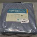 Comfort Spaces Cotton Flannel Sheets King Size, Ultra Soft Flannel Sheet Set with 14" Elastic Pocket , Breathable Warm Flannel Bedding, Blue Solid, 4 Piece