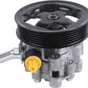 Power Steering Pump 21-5351 with Pulley, Fit for LS430 4.3L V8 2001-2006, Power Assist Pump with Pulley Replacement for 215351, 44310-50070