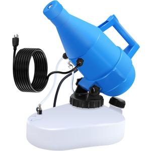 4.5L(1.2 Gallon) Tank, Portable Electric ULV Cold Fogger 1200W Adjustable Flow Fine Mist Sprayer with Long 17ft Power Cord for Home, Garden, Cleaning