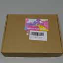 Joizomou Girls 80s Outfit Costume Accessories 7pcs 70s 1980s 90s Costumes with Purple Sparkle Tutu Neon Leg Warmers 80s Neon Scrunchies Gloves Necklace Glass for Cosplay Theme Party