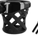 Universal Motorcycle Cup Holder for Harley Davidson Touring Road King, Dyna, Road Glide Limited, Fat Boy, Street Glide, Sportster XL883 1200, Electra Glide, Honda Goldwing GL1800 (4.1-inch) (Black)