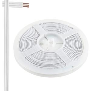 RGBZONE 10M 22AWG 3 Pin LED Light Strip Cable Cord, Extension Cable Line Wire for WS2812b WS2811 Dream Color LED Strip Lights, PVC Plastic Flexible(White) (3pin 22awg)