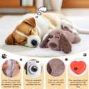 BEVERLYSHARK Beverly Shark Puppy Heartbeat Toy Dog Anxiety Relief Calming Aid Puppy Heartbeat Stuffed Animal Behavioral Training Sleep Aid Comfort Soother Plush Toy for Puppies Cats