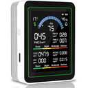 10 in 1 Smart Air Quality Monitor Indoor,Carbon Monoxide Detectors,Co2 Detector,Professional Air Quality Test Kit with CO2 | CO | TVOC | HCHO | Temp | AQI | PM2.5 | PM0.3 | PM10