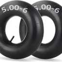 GICOOL 13x5.00-6 Inner Tube, 2 Pack with TR-13 Valve Stem, Heavy Duty, Universal Fit for Razor Dirt Quad Lawn Mowers, ATVs, Yard Tractor, Snow Blower