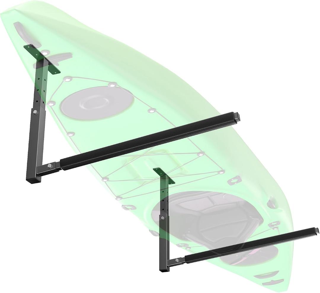 EVERHANGER Adjustable Ceiling Kayak Storage Rack for Garage, 31" for 1 Kayaks