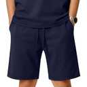 Boys' 2 Piece Outfits Set Summer Short Sleeve Crew Neck T shirts and Shorts Kids Casual Clothes 11-12Y