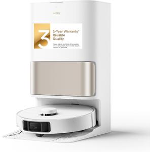 Mova P10 Pro Ultra Gen 2 Robot Vacuum and Mop, 26,000Pa Suaction, 212F Hot Water Auto Mop Washing, 1-Hour Hot Air Drying, Extenable Mop, All-in-One Dock, Triple Anti-Tangle System for Home