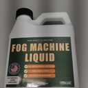 Fog Machine Liquid - 32 oz Tillbrook Fog Machine Fluid - High Density & Long-Lasting Fog Juice - Low-Lying, Universal, Water-Based Solution for Spooky Halloween Parties, Haunted Houses, & Concerts