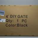 Pool Fence DIY by Life Saver Self-Closing Gate Kit, Black (Pack of 1)