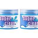 Cleaning Gel for Cars - Car Vent Keyboard - Dust Clear Kit, Home and Office Electronics, Reusable And Durable, Auto Air Vent Interior Detail Removal Putty, Speakers, Printers, Keyboards(2-Pack)