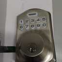 TEEHO TE001 Keyless Entry Door Lock with Keypad - Smart Deadbolt Lock for Front Door with 2 Keys - Auto Lock - Easy Installation - Satin Nickel