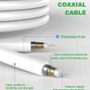 TV Antenna Indoor, Digital Amplified Indoor HDTV Antenna, 1080p VHF UHF Television Local Channels Detachable Signal Amplifier and 16.5ft Long Coax Cable