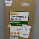 12x20x1 Reusable Air Filter, Washable, MERV 8, Permanent Electrostatic Air Filter, Lasts a Lifetime, Breathe Safely at Home or in the Office