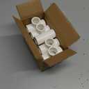 LESSO 10 Pack PVC Pipe Fittings, 1/2 inch PVC Tee Fittings 3-Way for DIY Building Furniture Greenhouse Shed Pipe Fittings Tent Connection, SCH40 White