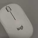 Logitech M240 Silent Bluetooth Mouse, Wireless, Compact, Portable, Smooth Tracking, 18-Month Battery, for Windows, macOS, ChromeOS, Compatible with PC, Mac, Laptop, Tablets - Off White