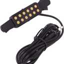 Clip-On Guitar Pickup for 38-42in Acoustic Guitar Electric Transducer Sound Amplify Pickup Cable Length 10ft