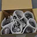 Tuanse 8 Pcs 8.7 in Flameless Fireplace Log Light Fake Fire Flame Camping Decoration Flameless Fireplace LED Light Fake Fire Log for Home Christmas Winter Indoor Outdoor Party Decor