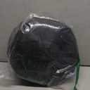 Levoberg Round Bar Stool Cushion with Elastic Canvas Thick Padded Barstool Chair Cover 13.7" Black