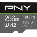 PNY 256GB PRO Elite Class 10 U3 V30 and 256GB Premier-X Class 10 U3 V30 microSDXC Memory Cards