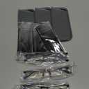 JJWELL 3 Pack Reading Glasses for Men Blue Light Blocking, Lightweight Metal Rectangle Semi Rimless Readers for Men, Anti Eyestrain/UV, Half Frame Spring Hinge Eyeglasses with Pouches 125 (Black Gunmetal Brown)