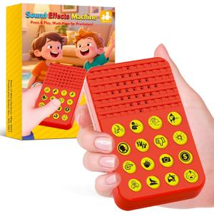Sound Effects Machine, 16 Hilarious Sounds Toys for Kids Ages 8-13, Fart Prank Stuff, Practical Joke Gift for Teen Boys, Cool Gadgets Birthday Gift for Boys 6 7 8 9 Year Old, Adjustable Volume