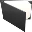 MyGradDay Diploma Cover Diploma Holder Graduation Certificate Cover Smooth 8.5x11 Black