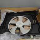 Radiator Cooling Fan 163630T020 TO3115181 1647123030 Replacement for 2014-2019 Corolla 12V Black