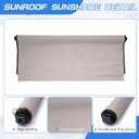 Sunshade Cover Sunroof Compatible with Infiniti QX30 Q30 2016-2019,Replace # 912501A69A (Beige)