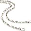 Purse Chain Strap Replacement [9mm Round] Shoulder Crossbody Chain for Womens Handbag Silver (40" / 100cm)